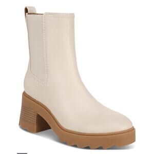 Zodiac Women's Teresa Pull-On Chelsea Lug Sole Booties Color Birch Size 9.5